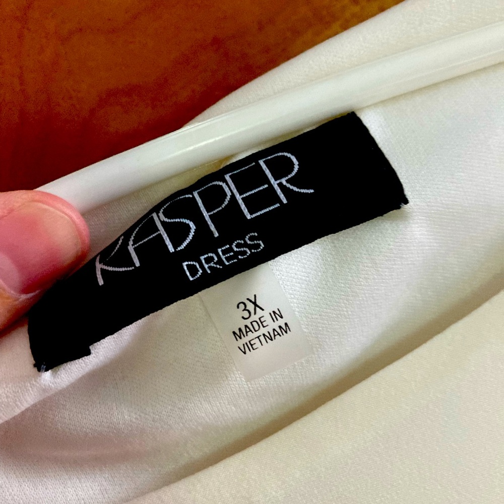 Kasper Red and White 3x Dress